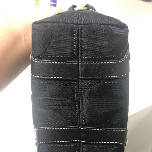 SOLD Coach bag (Fabric and leather ) - Picture 6 of 7